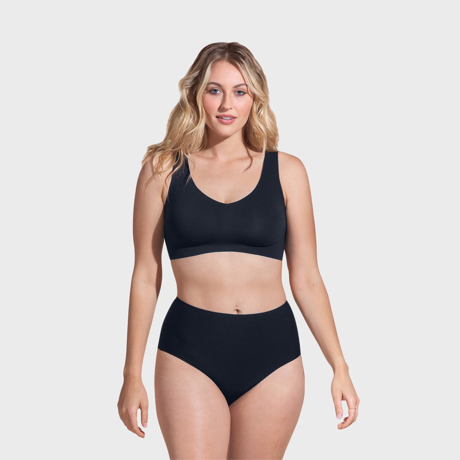 V Neck Bra Ecomm Via Honeylove