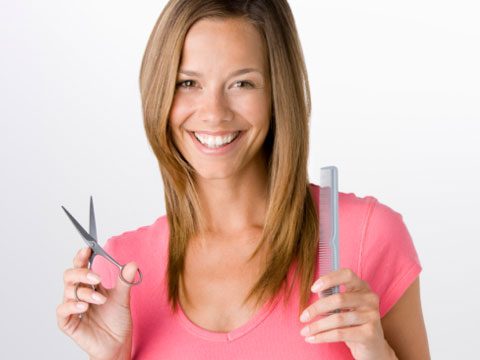 hair stylist scissors