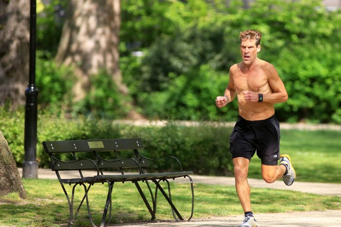 Dean Karnazes photo shoot, London, UK