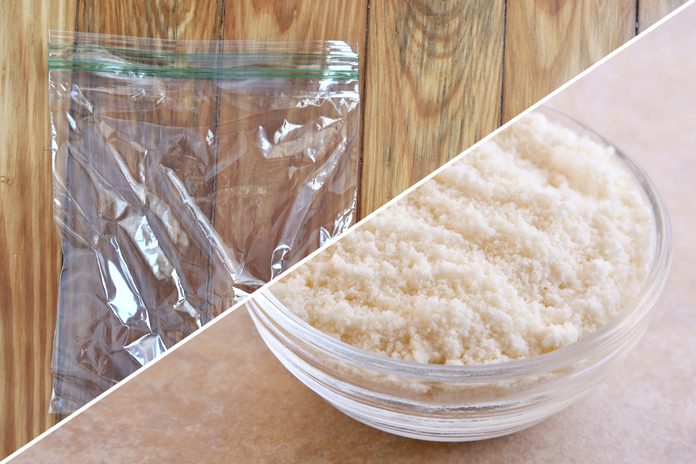 grated cheese plastic bag uses life hacks