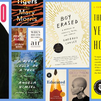 Book covers displayed; each is a memoir with distinct designs. Covers feature titles and authors, showcasing themes of identity, faith, and life experiences.