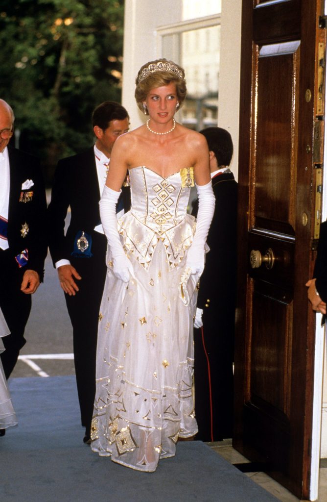Richard Von Weizsacker state visit, banquet at the German Ambassador's residence, London, Britain - Jul 1986