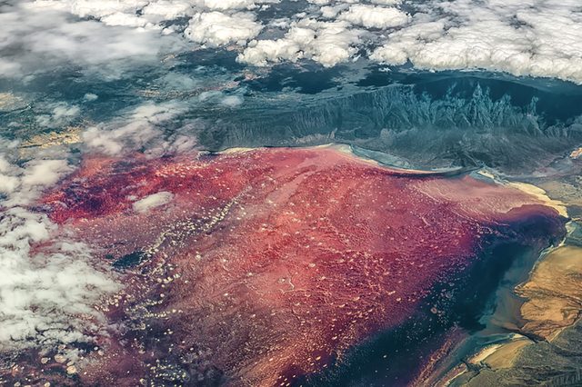 Pink-lakes