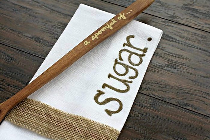 diy tea towels gift