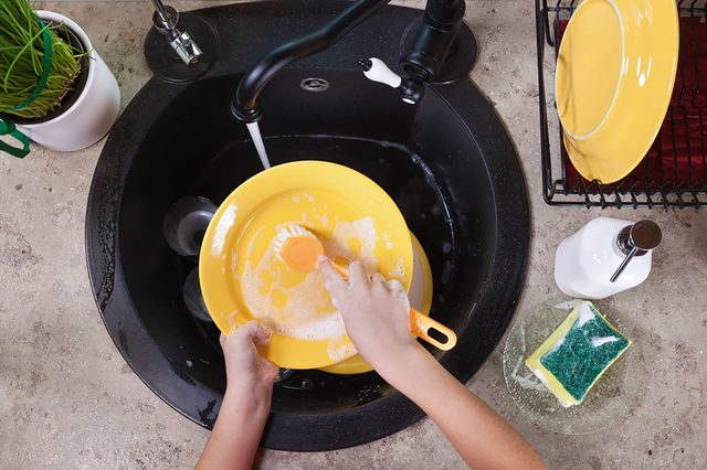 Washing-dishes