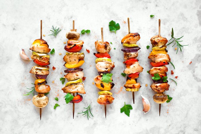 food on a stick day kebabs