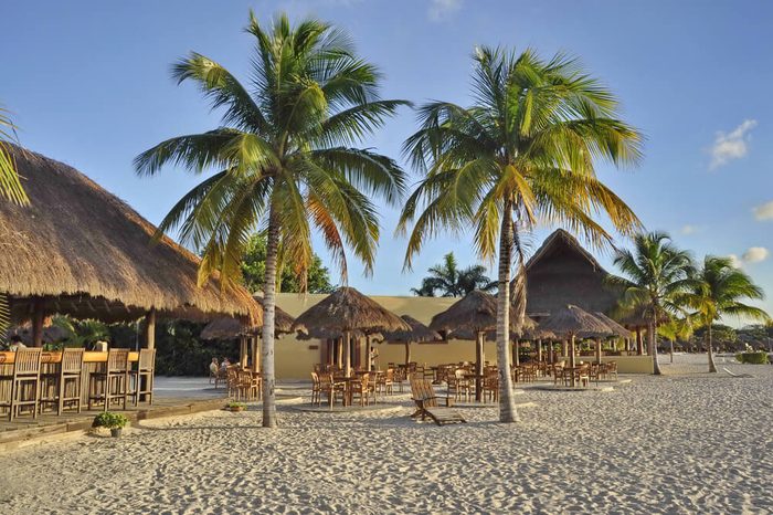 Beach in Chankanaab Park, Cozumel, Mexico