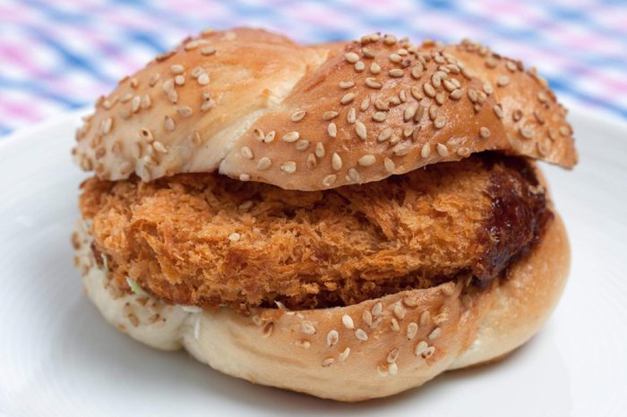 Croquette burger