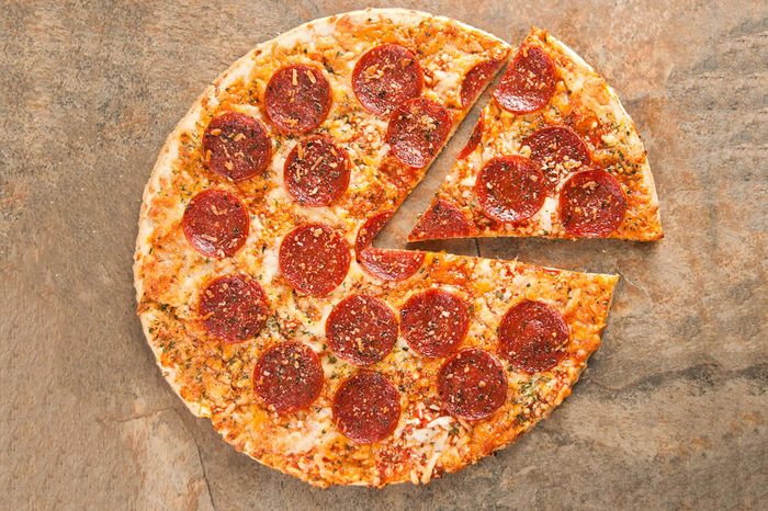 Thin Crust Pepperoni Pizza