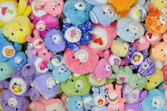 NAKORN PATHOM, THAILAND - MAR 5, 2016: The Care Bears are a group of multi-colored bear characters. The original artwork was painted by artist Elena Kucharik for American Greetings Corporation.