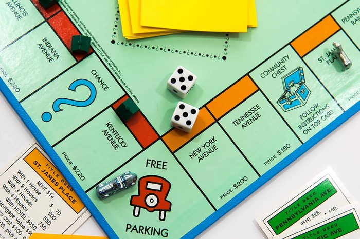 November 14, 2014 - Houston, TX, USA : Monopoly board game