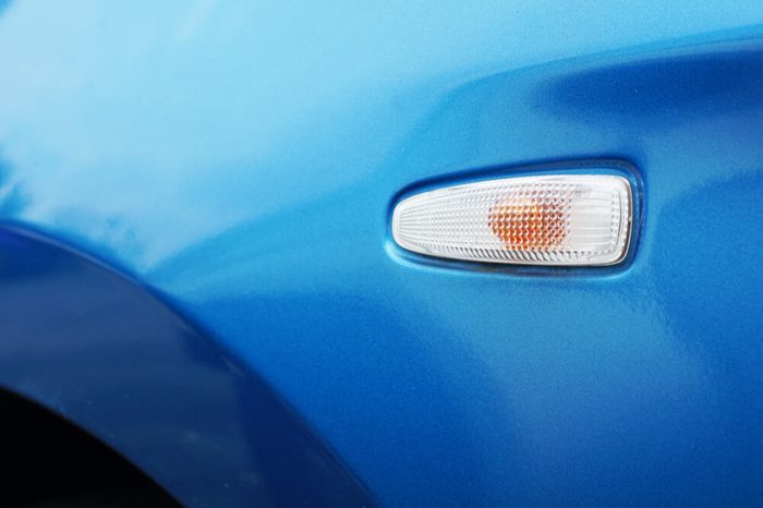 turn signal car detail
