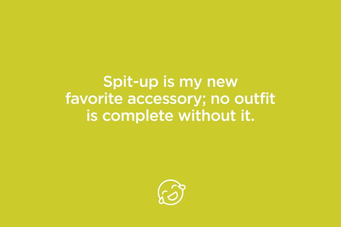 spit up is my new favorite accessory