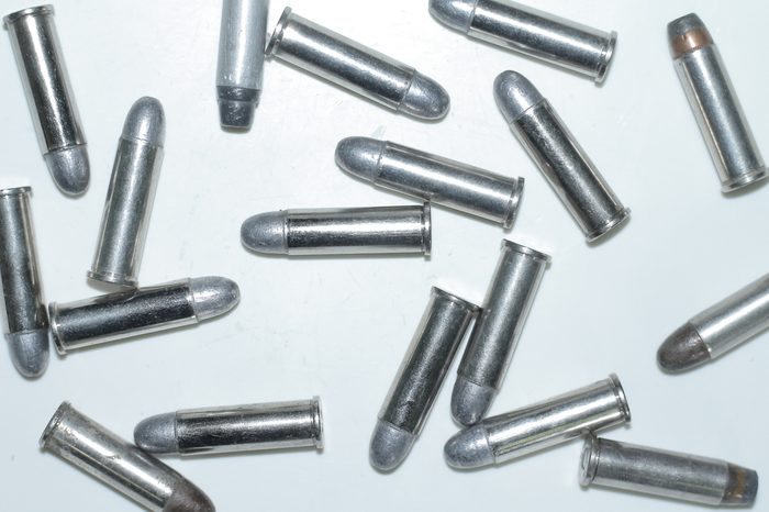 bullets white background