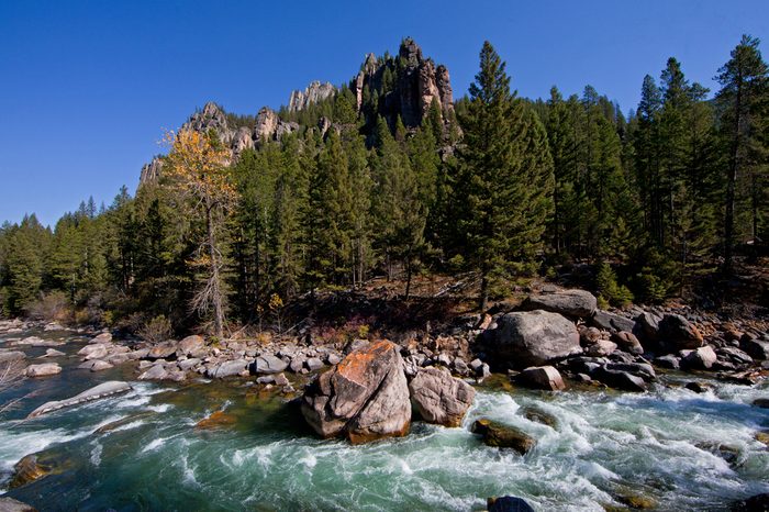 Gallatin River near Big Sky, Montana