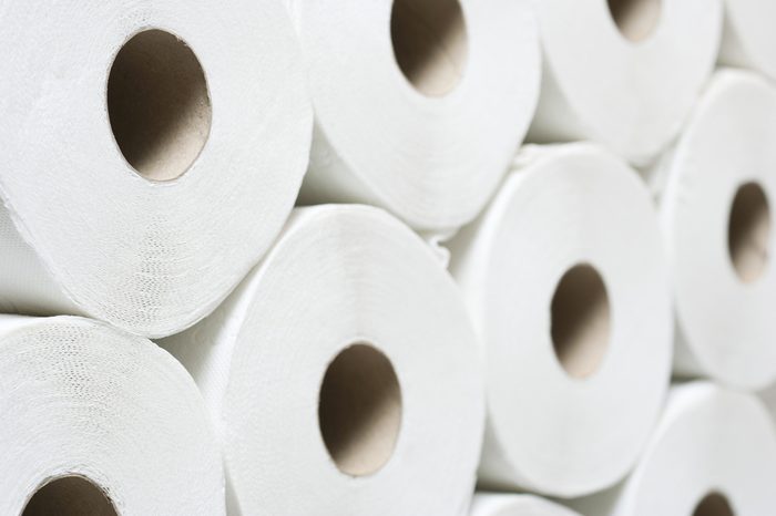 roll of toilet paper