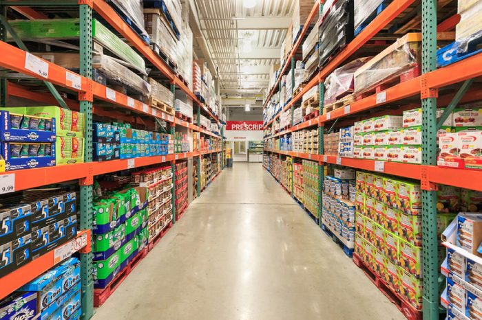 Drug zone of Costco store at East 117th Street, Manhattan on Nov 3, 2015 in New York, USA.
