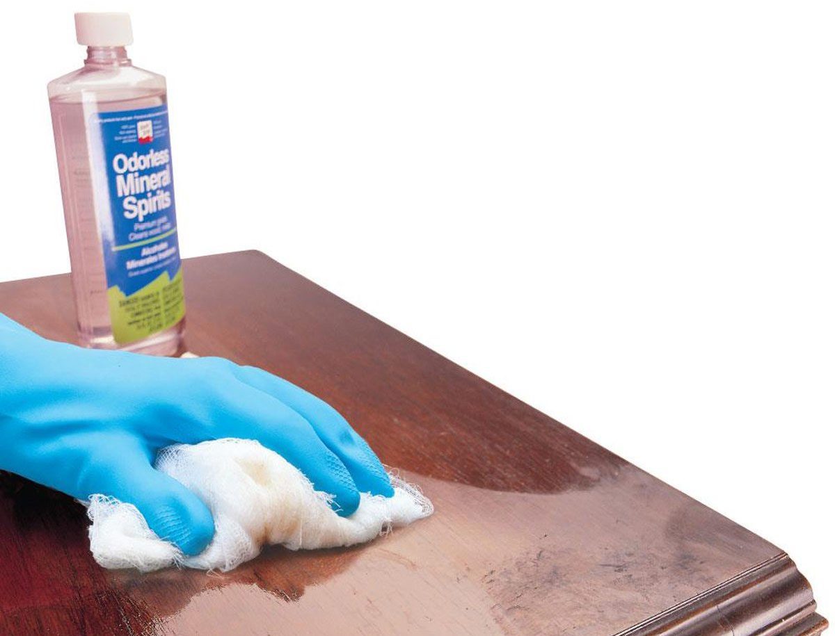 polishing furniture