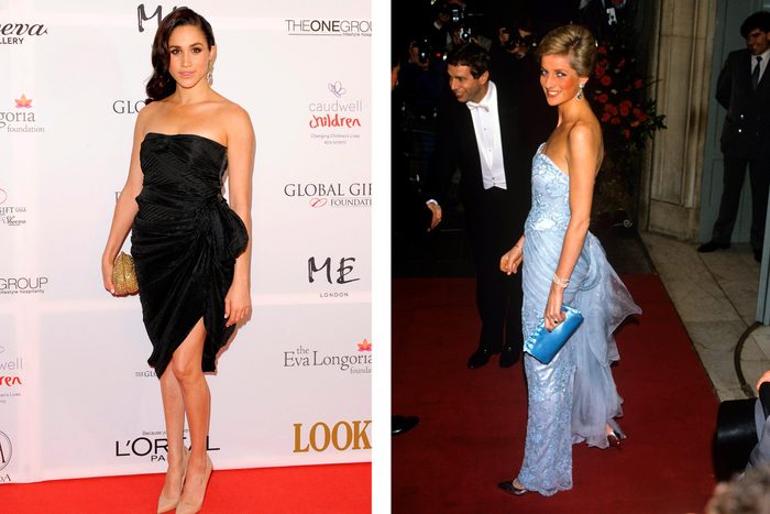 Meghan Markle and Princess Diana outfits