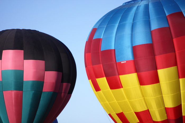 Hot balloon in Albuquerque, New Mexico