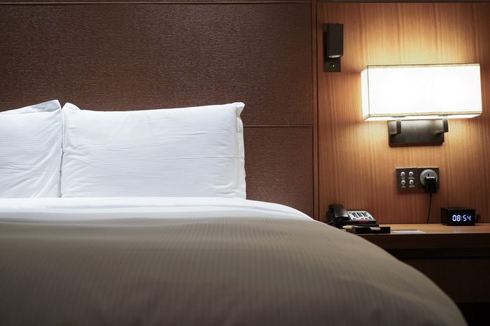 Elegant and comfortable home & hotel bedroom interior.