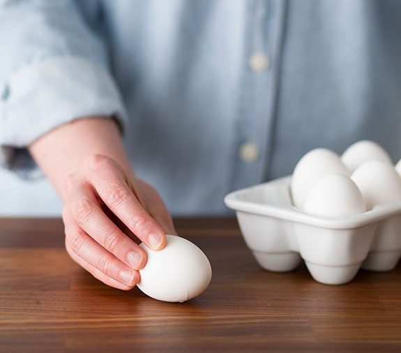 cracking an egg