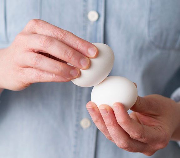 cracking an egg