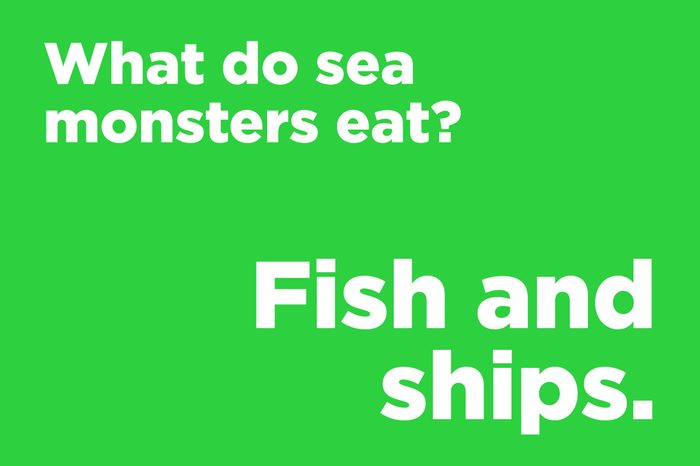 sea monsters eat