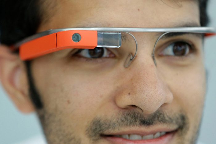 FILE - This file shows Google Glasses displayed in San Francisco. Google has a challenge for U.S. nonprofits. On Tuesday, the tech giant is asking nonprofit groups to propose ideas for how to use the Web-connected eyewear Google Glass in their work. Five charities that propose the best ideas by May 20 will get a free pair of the glasses, a trip to Google for training and a $25,000 grant to help make their project a reality