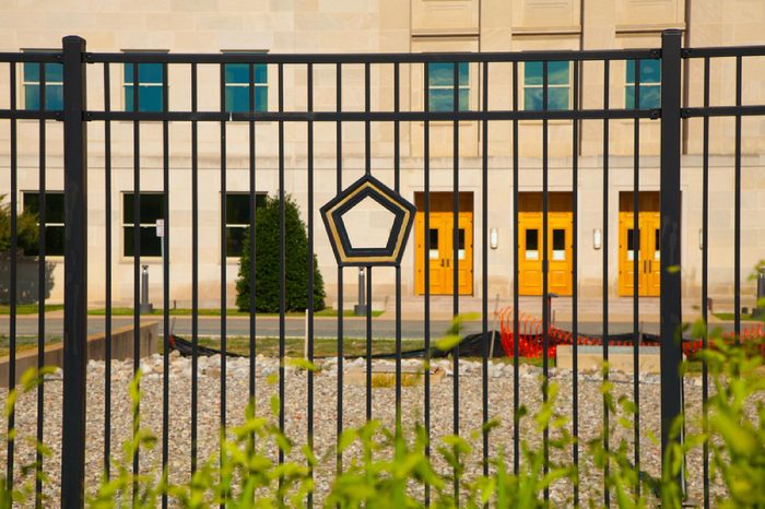 USA. WASHINGTON, DC NOVEMBER - 24, 2016: The Pentagon building, headquarters for the United States Department of Defense.