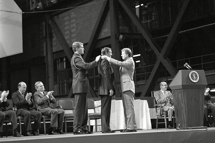 Armstrong Awarded Space Medal of Honor