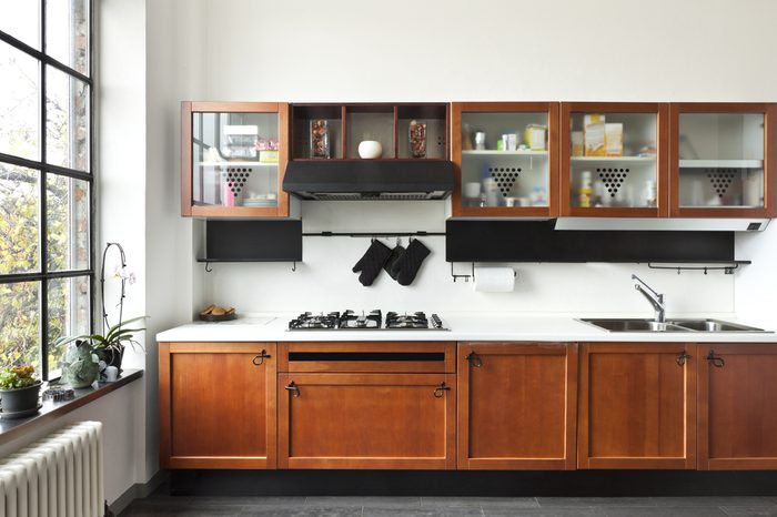 beautiful house, interior, view of the kitchen