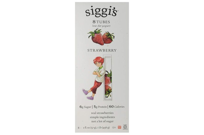 Siggi's, Low-Fat Yogurt Tubes, Strawberry, 2 oz, 8 tubes