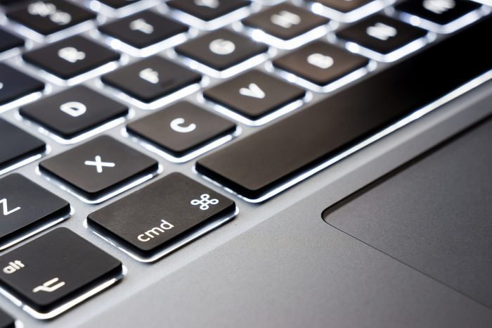 backlit keyboard and touchpad