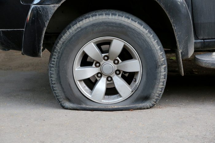 Tire leak