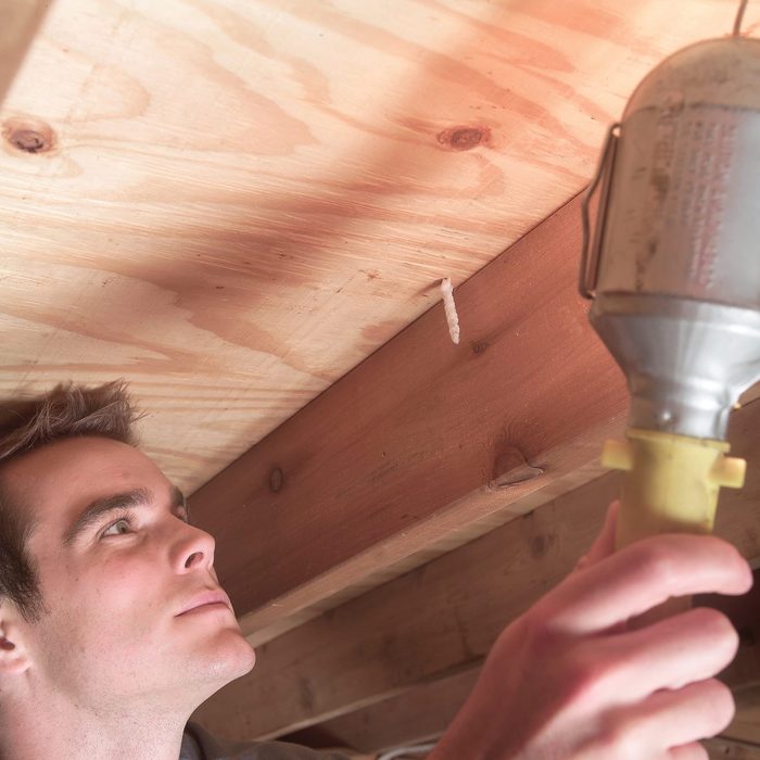 finding a leak in the roof