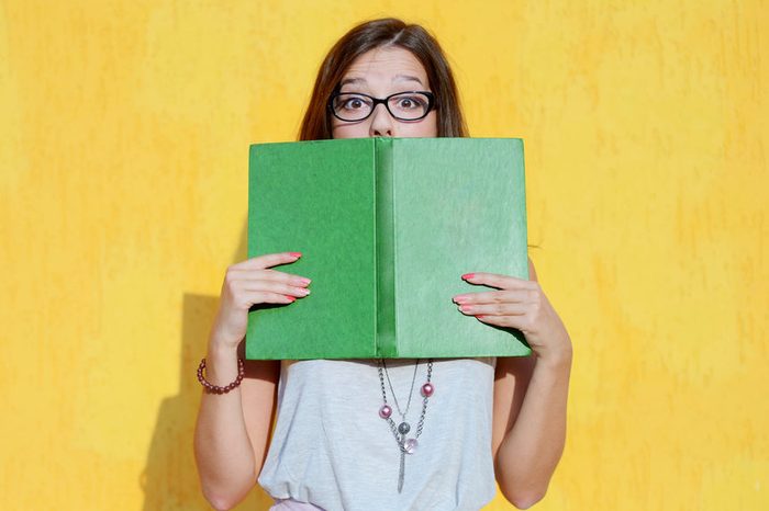girl with book