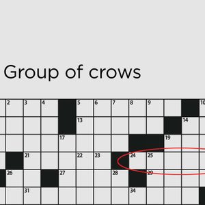Crossword puzzle asks, 