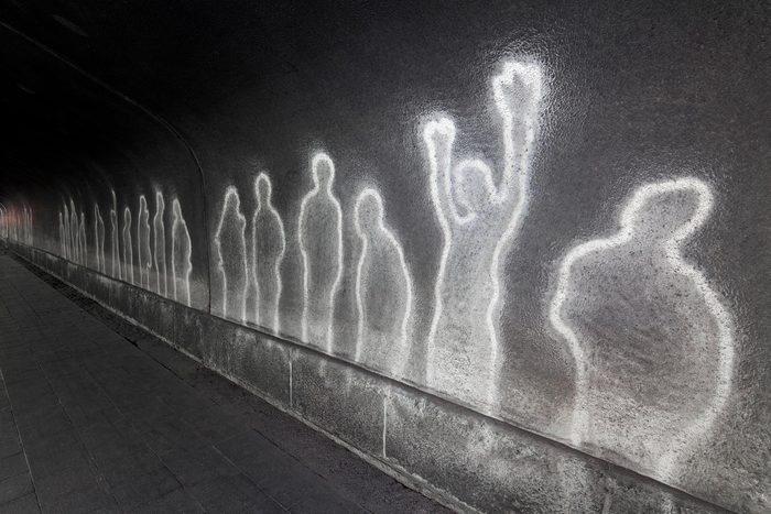 ghostly figures