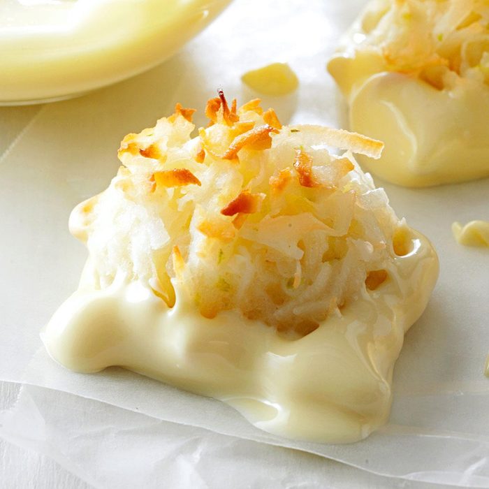 New Mexico: Lime & Gin Coconut Macaroons