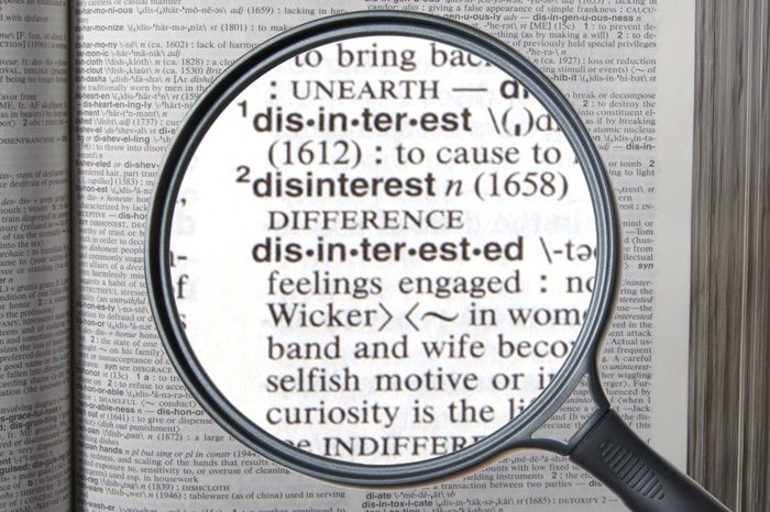 disinterested