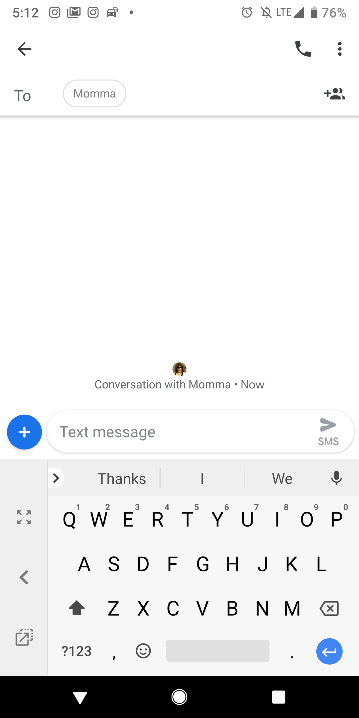 keyboard in one-handed mode