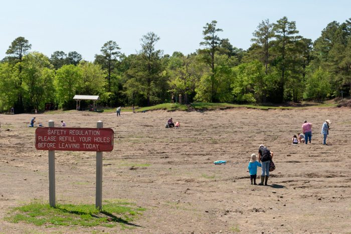 Arkansas Diamonds crater state park