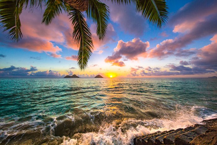 Beautiful Lanikai, Kailua Sunrise in Hawaii