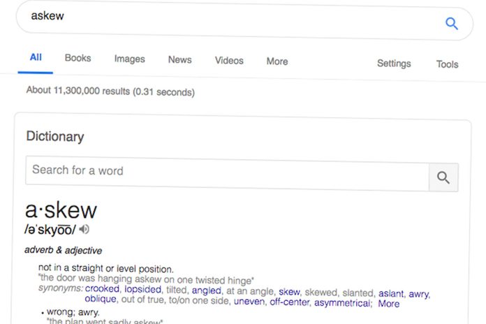 askew