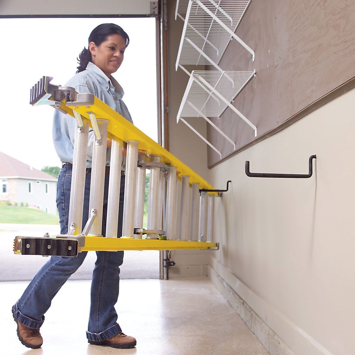 hang ladders low