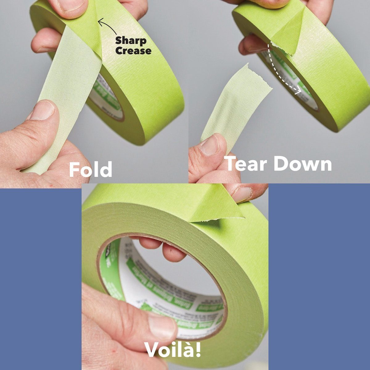 Tape-tearing tip
