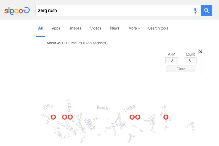 Google: Zerg Rush