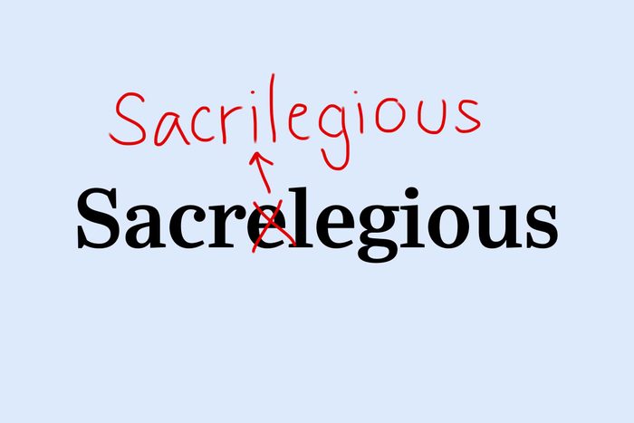 sacrilegious