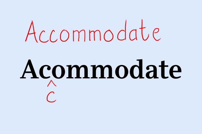 accommodate